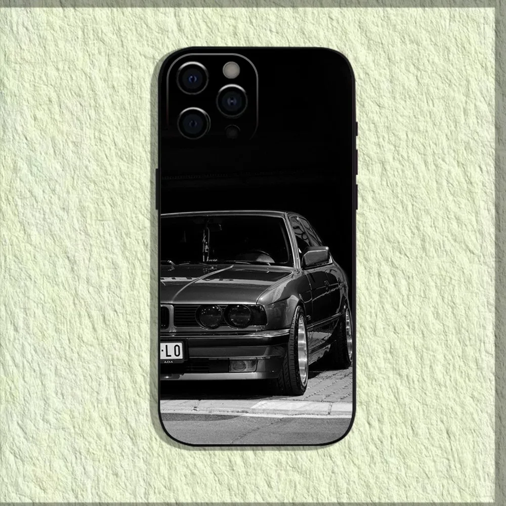 Чехол для телефона Cool Car E-E30 B-Bmwes iPhone 16 15 14 13 12 11 Pro X XS Max XR Plus Mini Soft Black Cover