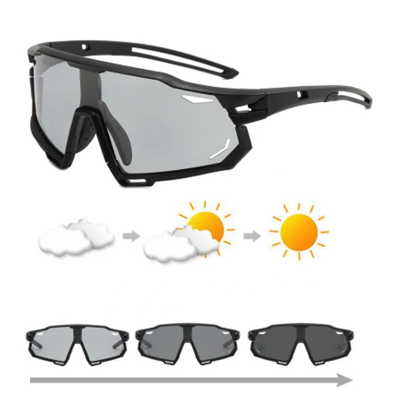 

UV400 Polarized Cycling Glasses Suit Men and Women with Outdoor Sports Glasses Mountain-biking Polarized Glasses Suit