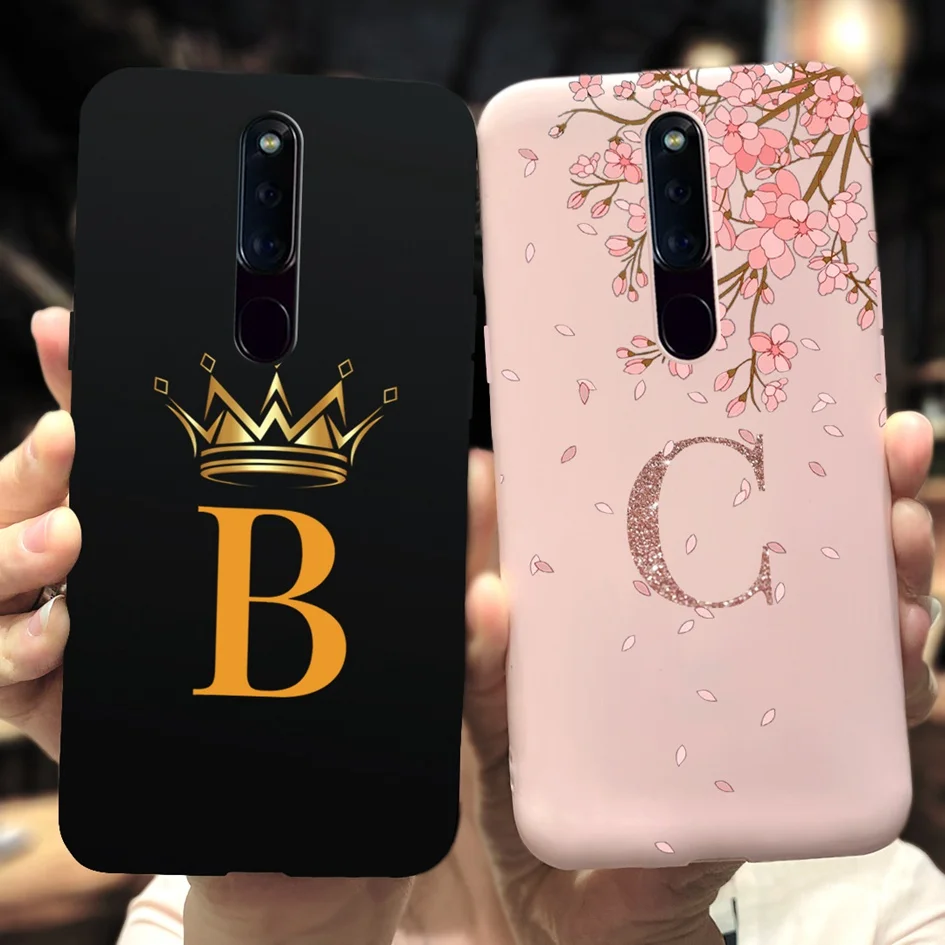 Чехол для Oppo F11, чехол с милыми надписями и короной, искусственный чехол для Oppo F11 F 11 Pro F11Pro CPH1969, матовый мягкий чехол-накладка