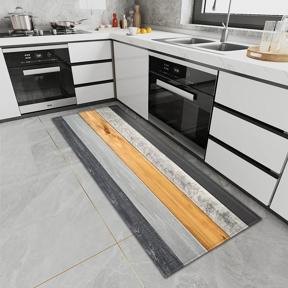 

Современный кухонный Придверный коврик, декоративный ковер для спальни, прикроватный коврик для ног для гостиной, коврик для ног для ванной...