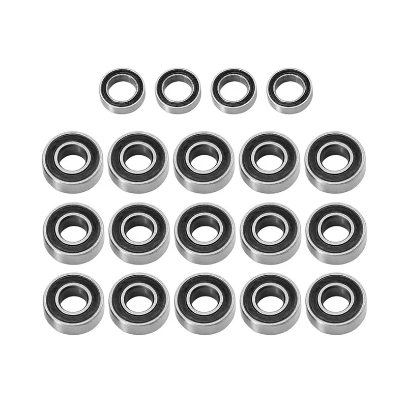 

19Pcs Rc Car Sealed Bearing For Traxxas Slash 2WD Bandit Stampede Rustler 2WD 1/10 RC Car Upgrade Parts Accessories