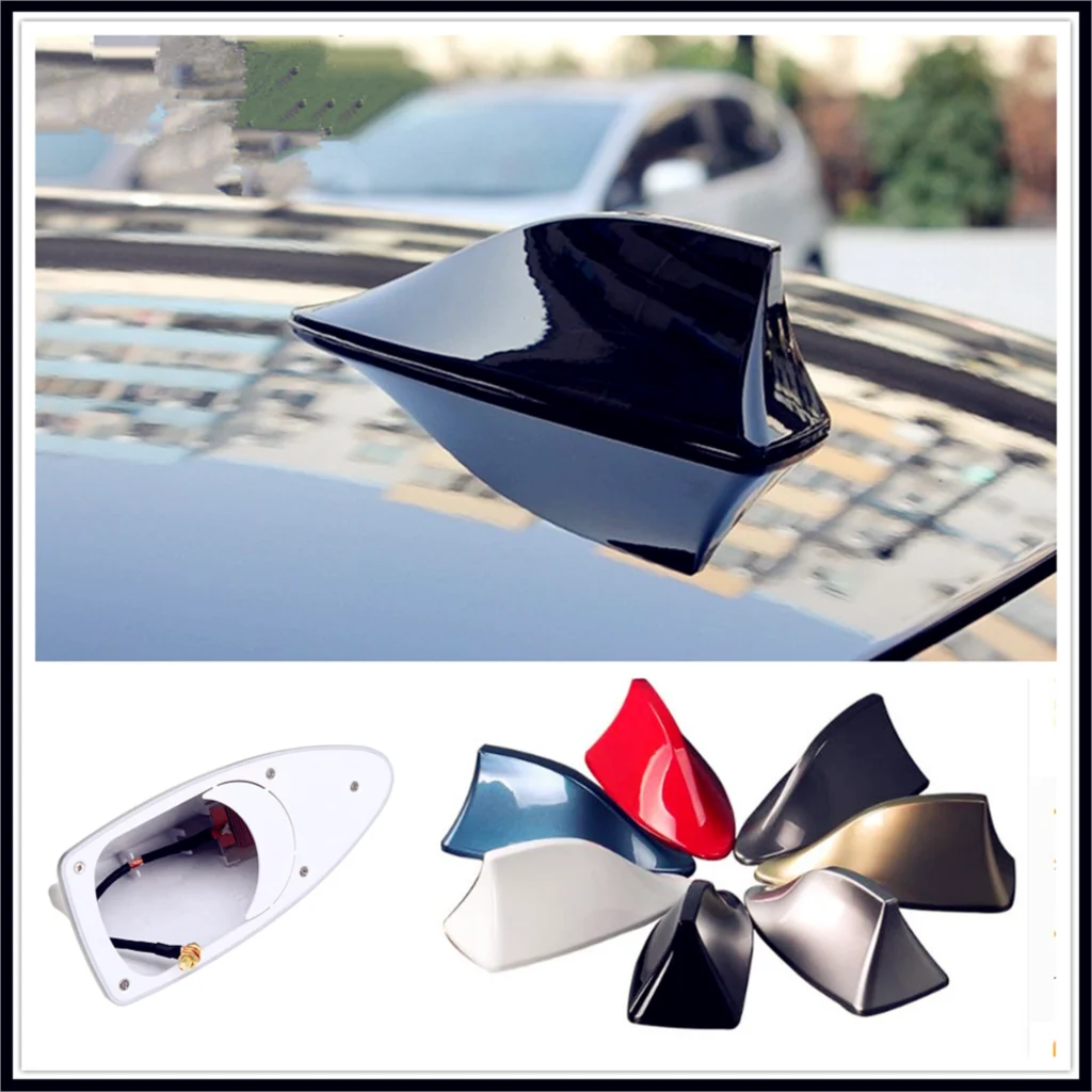 

Car styling Shark Fin Antenna Auto Radio Signal Aerial Roof for BMW X7 X1 M760Li 740Le iX3 i3s i3 635d 120d 120i