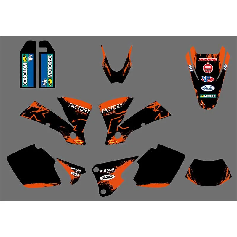 R B Logo (Bull) Мотоцикл Exc Графическая наклейка для мотоцикла KTM EXC 125/200/250/300/400/450/525 2003