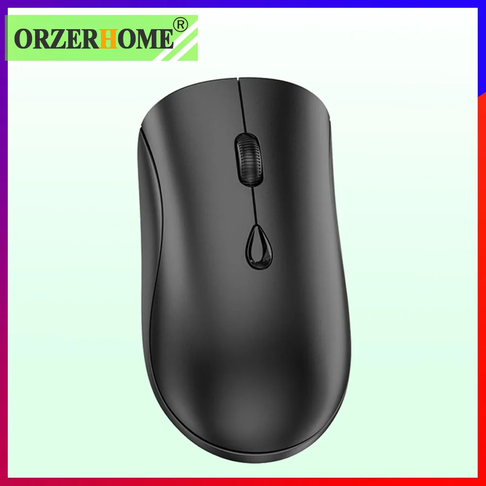 

ORZERHOME Ergonomic Recargable Gaming Mouse Wireless Gamer Mouse for Laptop White Bluetooth 5.2 2.4GHz Silent Adjustable Mice