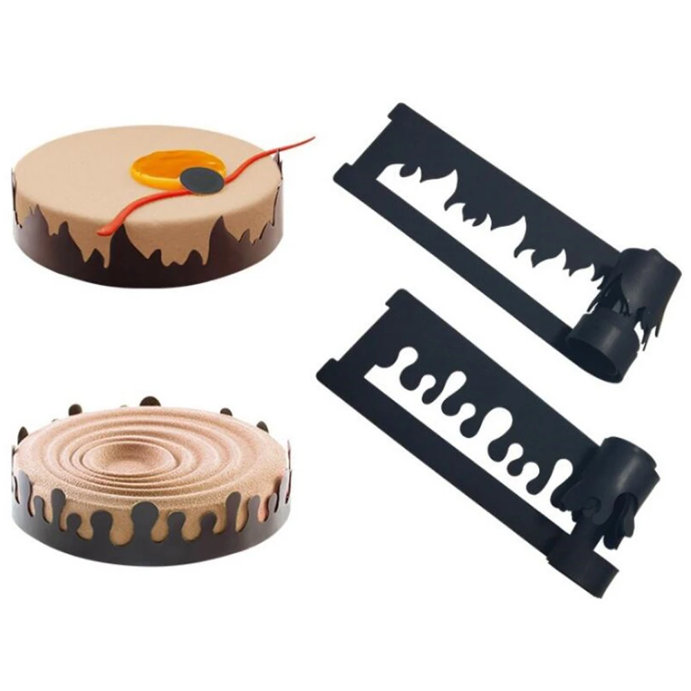 

Cake Border Mousse Cake Mold Chocolate Silicone Mold Flame Shaped Baking Fondant Mould Bakeware Chocolates Moule Pastry Tool