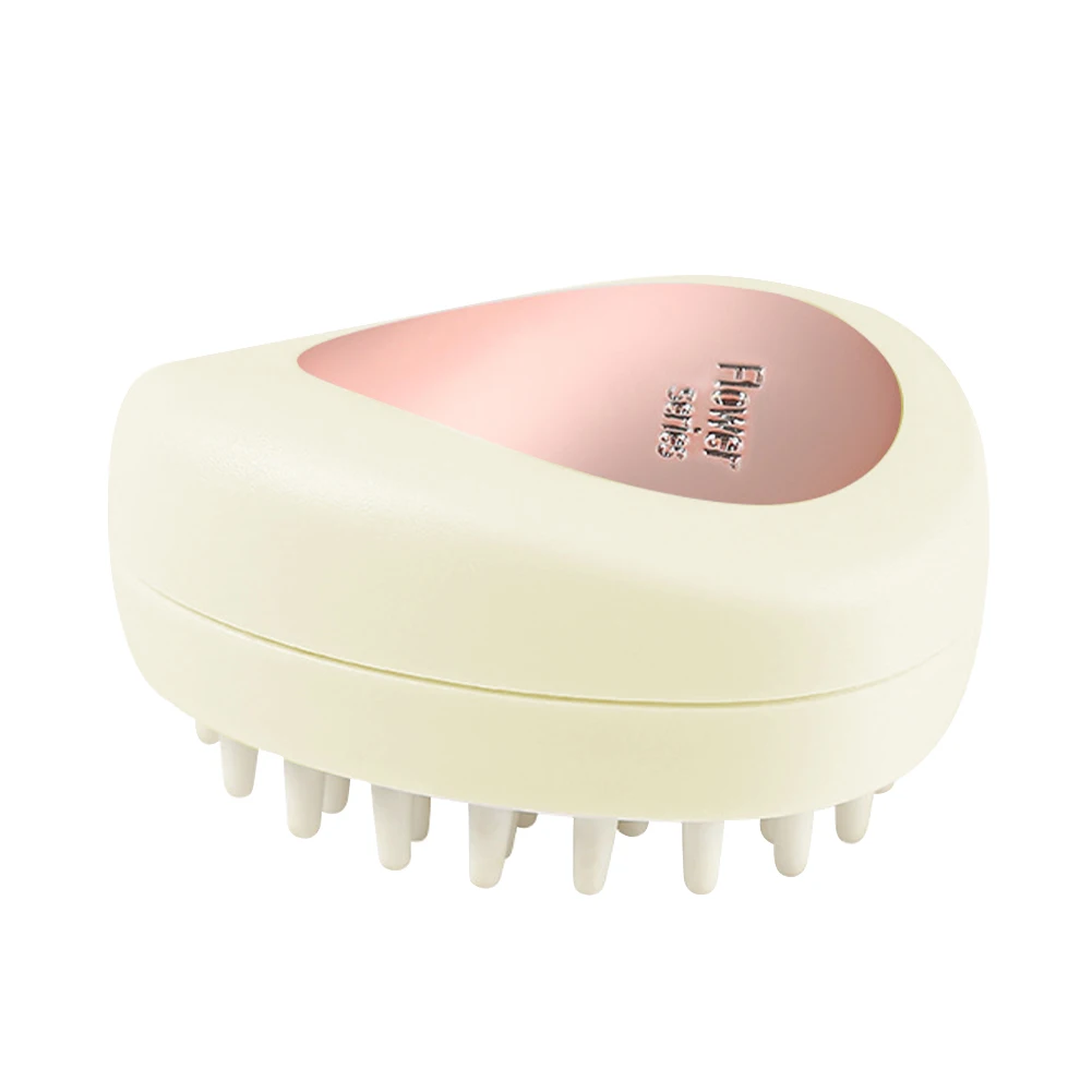 

Head Massage Portable Kids Adults Soft Shampoo Brush Scratcher Scalp Petal Shaped Spa Wet Dry Cleaning Anti-Dandruff Rebound