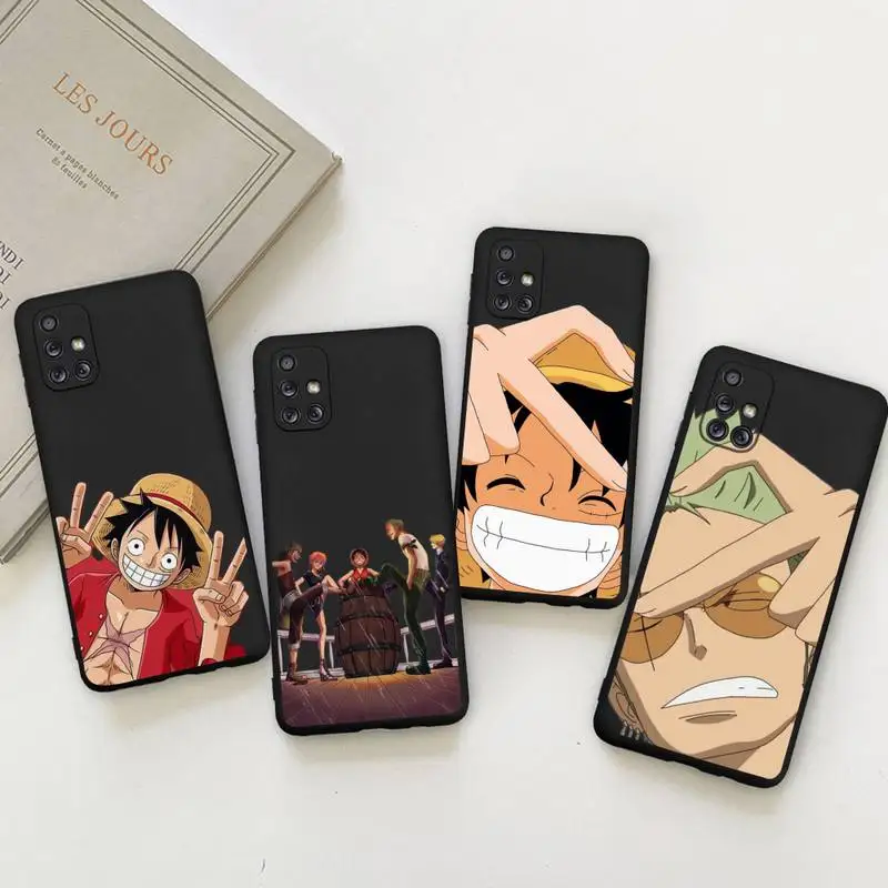

Toys Cartoon One Piece Phone Case For Samsung Galaxy A73 A53 A13 A03S A52 A72 A12 A81 A30 A32 A50 A80 A71 A51 A31 5G