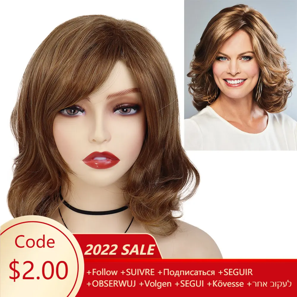 Длинные Синтетические вьющиеся парики GNIMEGIL для женщин красные коричневые