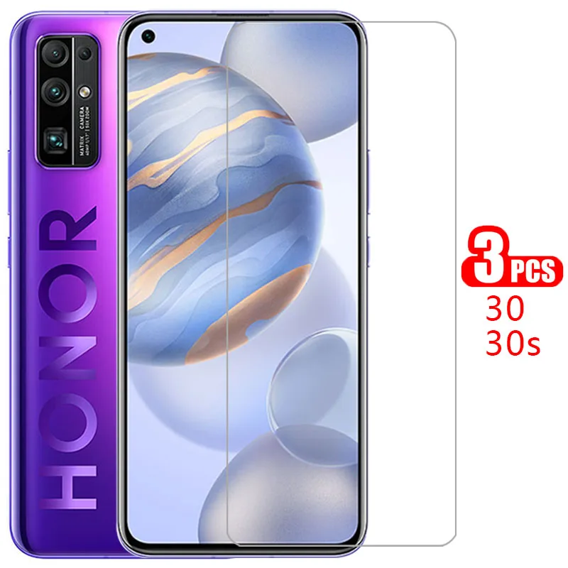 Защита экрана из закаленного стекла для huawei honor 30 s чехол телефона на s30 задняя