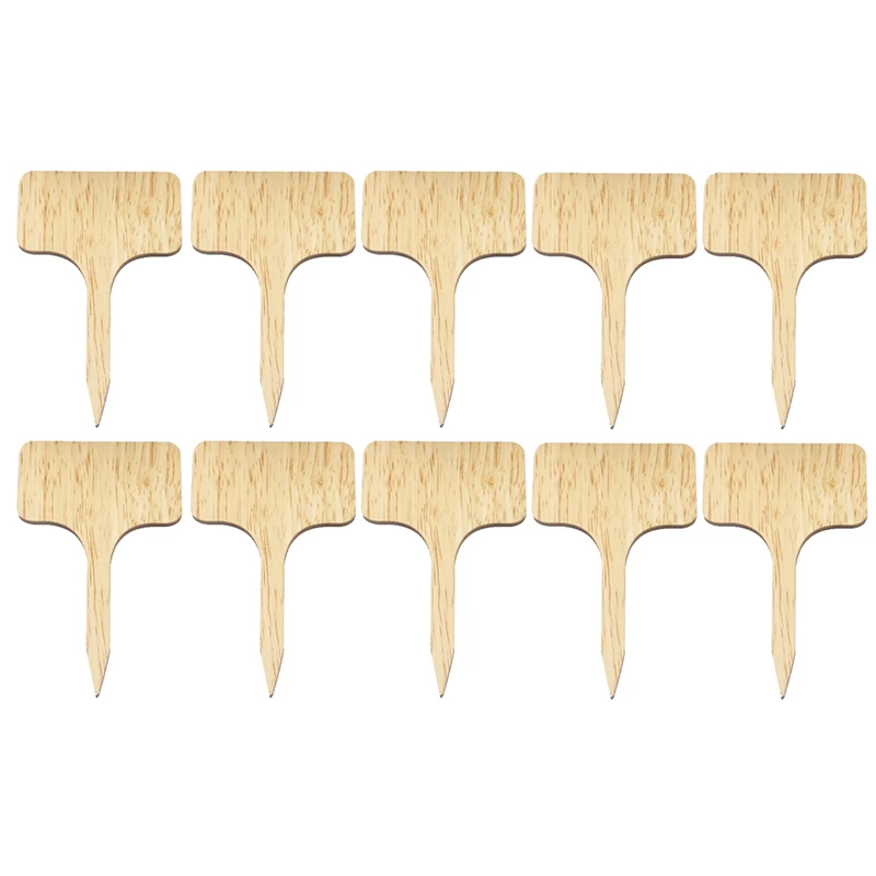 10/20/30 шт. Т-образные бамбуковые этикетки для растений