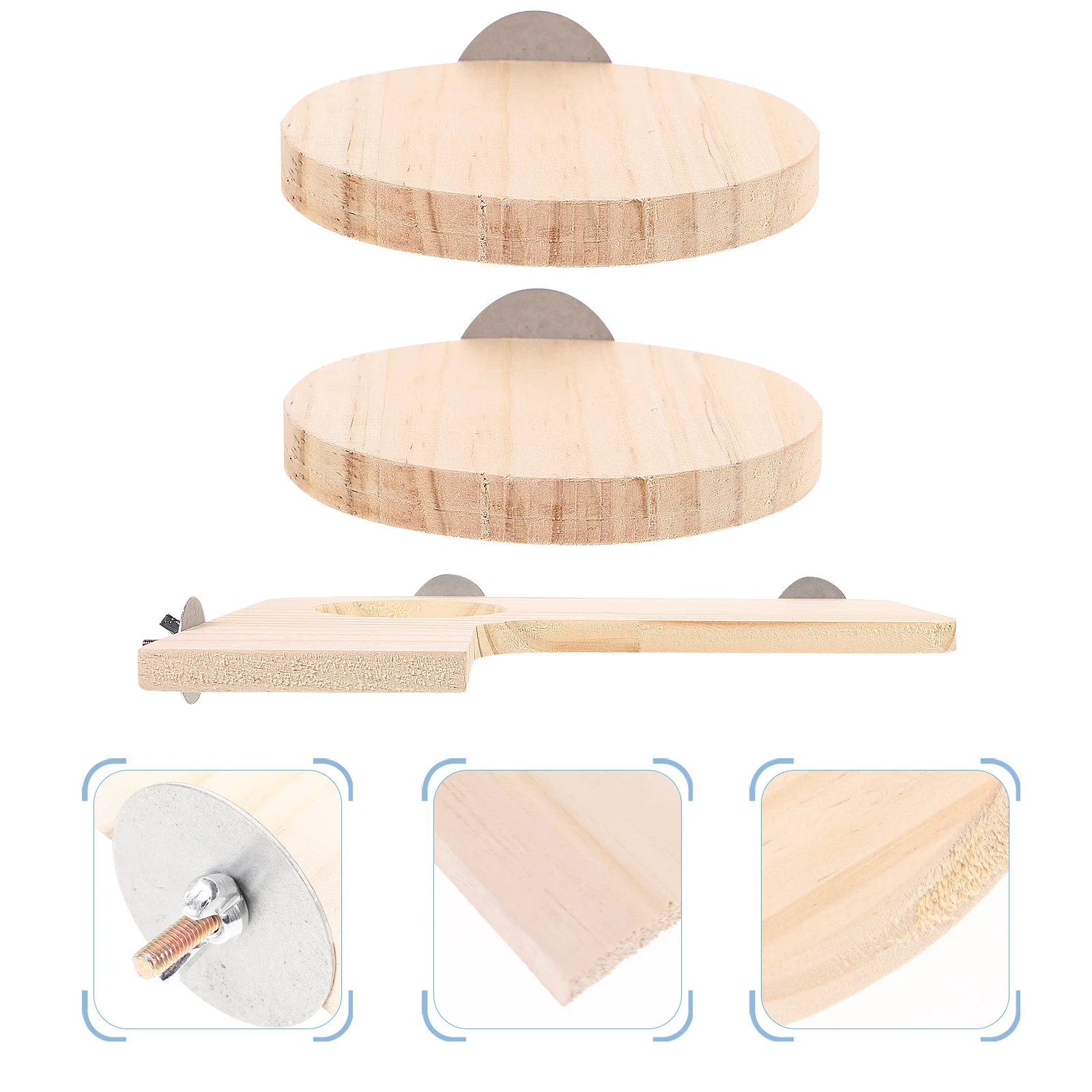 

Board Jumping Climbing Stand Springboard Pet Squirrel Home Parrot Wooden Delicate Chinchilla Practical Household