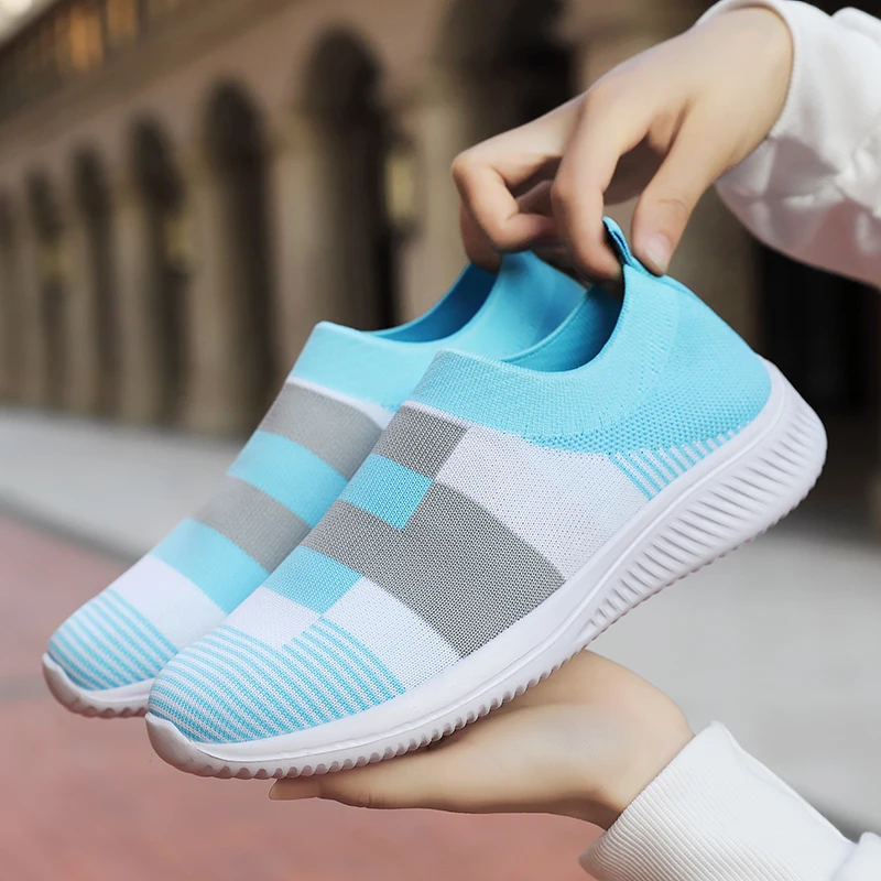 

Women Sneakers Shoes 2022 Walking Women's Sneakers Outdoor Chunky Sneakers Sock Women Vulcanized Shoes Slip On Mujer Shoes Woman