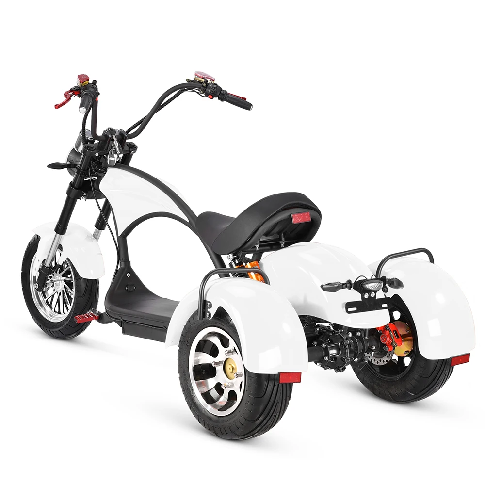 

Hot Selling warehouse Adult electric motorcycle off-road motorcycles 60V 20Ah citycoco 2000w tricycle electric scooter