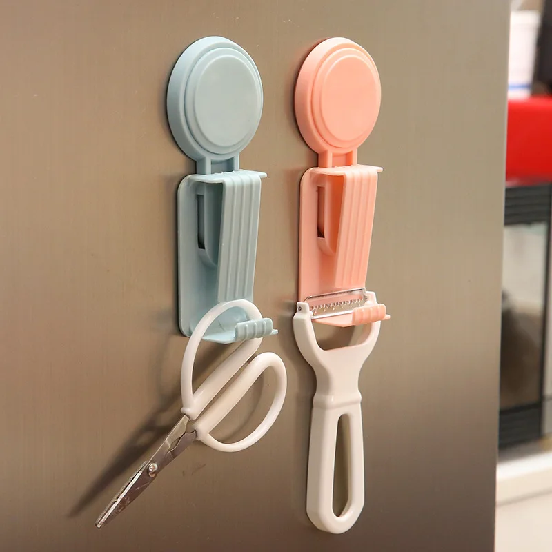 

Candy Colors High Quality Hooks Strong Self Adhesive Door Wall Hangers Hooks Suction Heavy Load Rack Cup Sucker For Bathroom