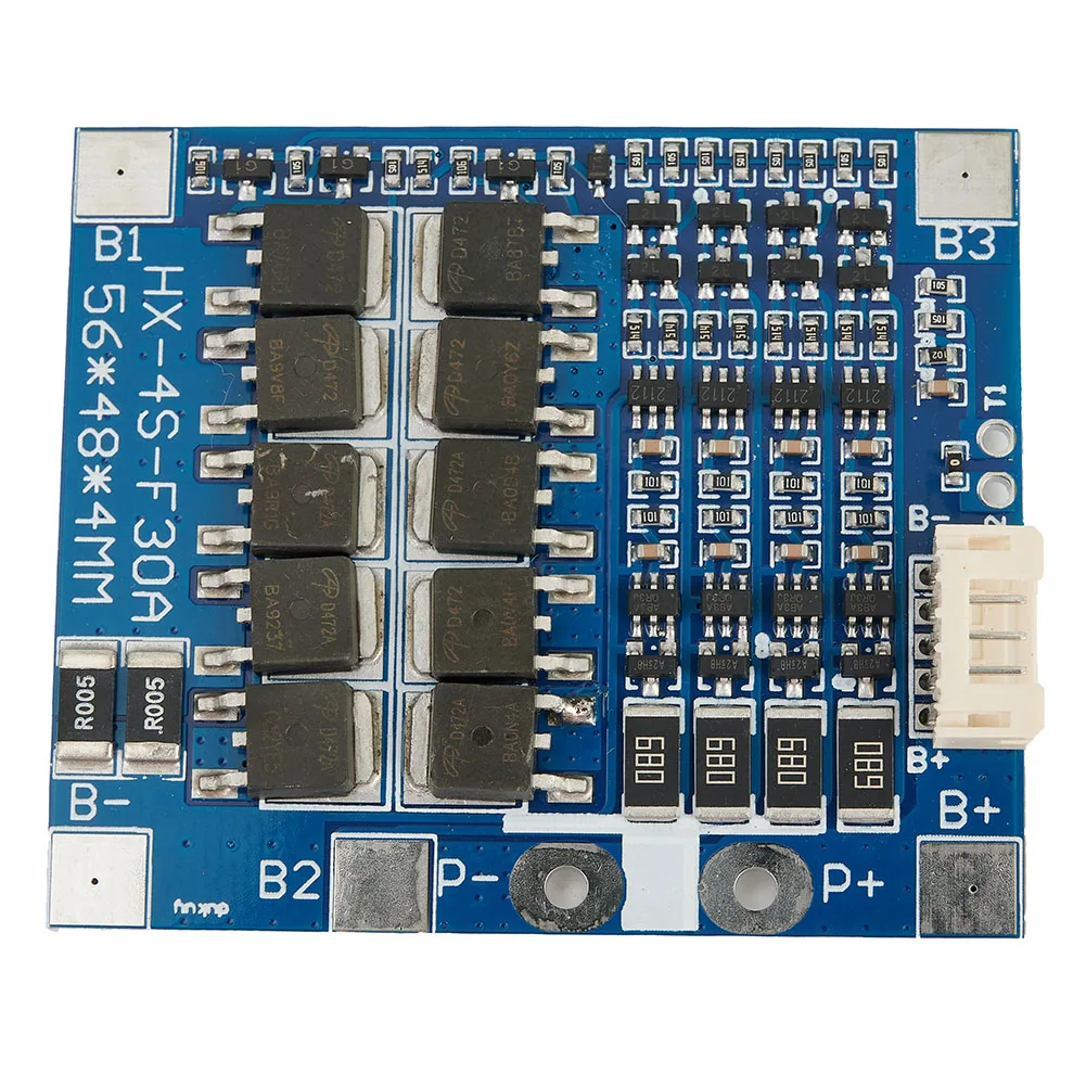 

Protection Board 4 Strings Of 3.2V 30A Current Balance Circuit Balance Line High Current Protection Board Iron Phosphate