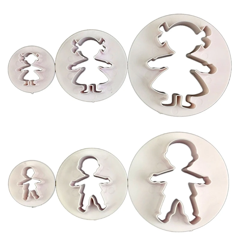 

Biscuit Stamps Cookie Stamps Cookie Cutters Kids Shaped Silicone Hand Press Gadgets Cookie Moulds DIY Baking Accessories