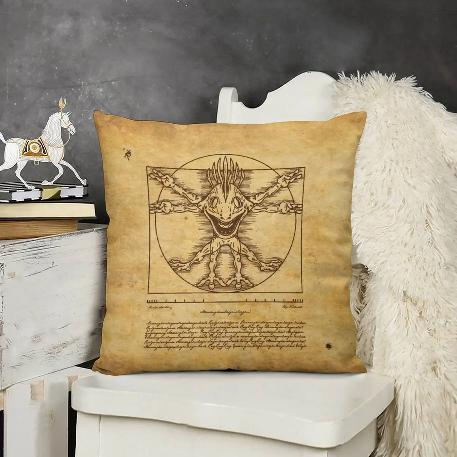 Витрувианский Мюрлок декоративная подушка наволочка подушки домашний декор