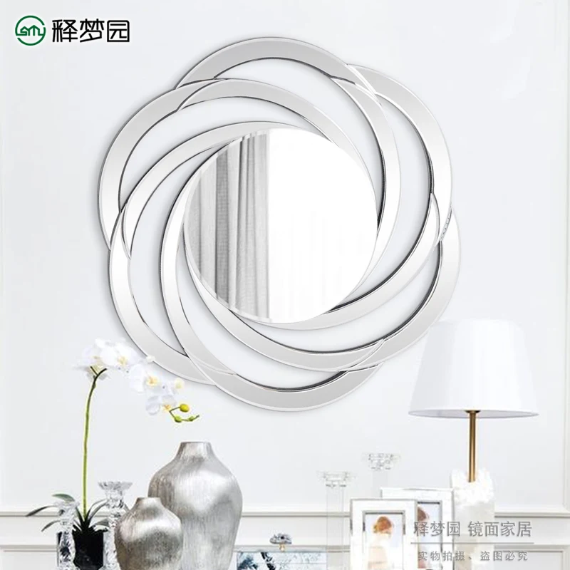 Зеркало в европейском стиле enigma креативное украшение висячий гость ресторан фон