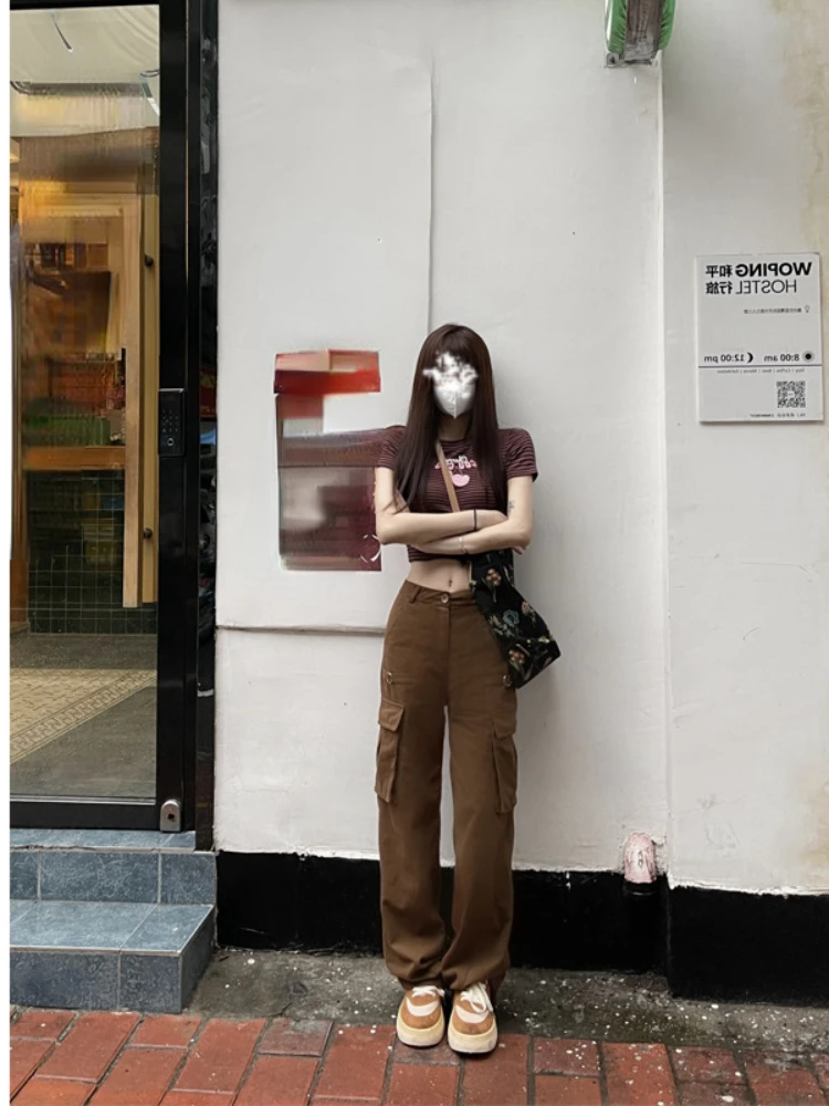 Лидер продаж милая школьная блузка с коротким рукавом в полоску |