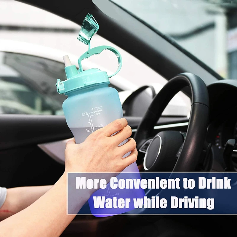 Галлон бутылки воды соломы Многоразовые Замена Набор с кистями для 128oz 64oz галлон