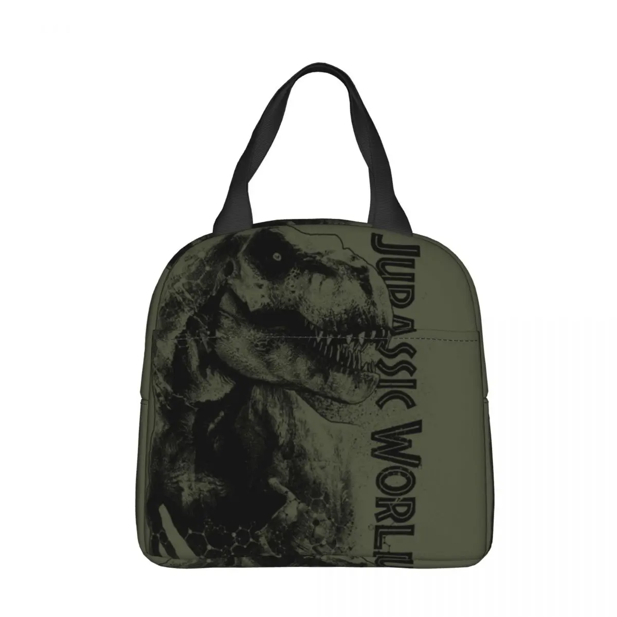 

Изолированная сумка для ланча Jurassic Park On The Prowl, герметичная женская сумка-тоут для ланча для пляжа и пикника