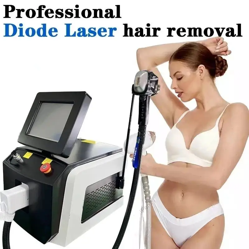 

Профессиональный аппарат для удаления волос с диодным лазером 808 нм, лазерное удаление волос с 3 длинами волны, лазерная эпиляция для салона