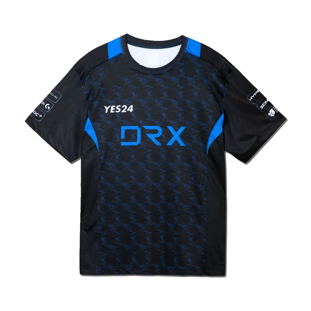 DRX Team T-shirt DRX 2023 ESports Jersey Uniform LCK S13 LOL Shirt Men's and Women's Fan Top Zeka BeryL Pyosik Kingen Tees S-6XL