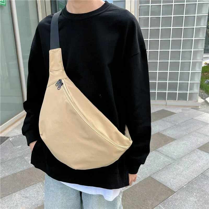 Однотонные нейлоновые поясные сумки на молнии распродажа 2024 высококачественные