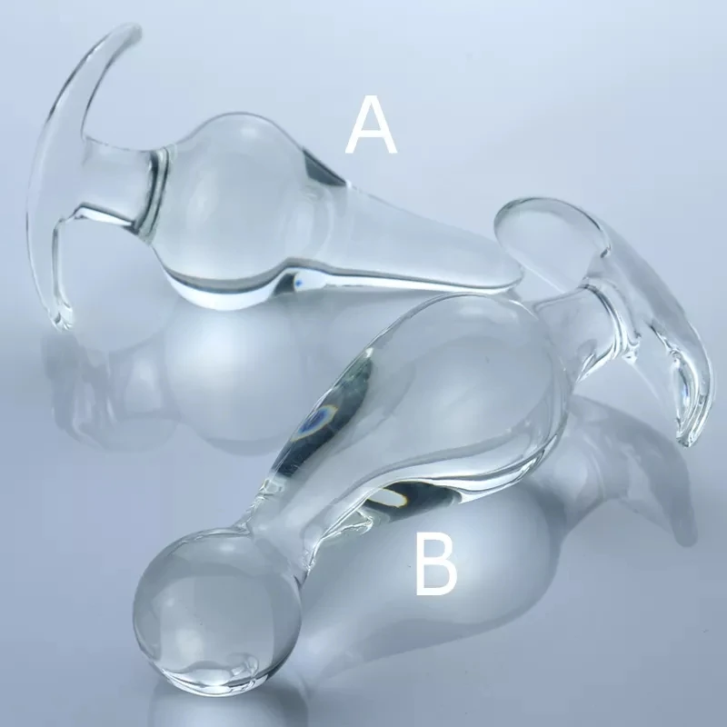 Новинка гладкая стеклянная Анальная пробка искусственный расширитель Анальный