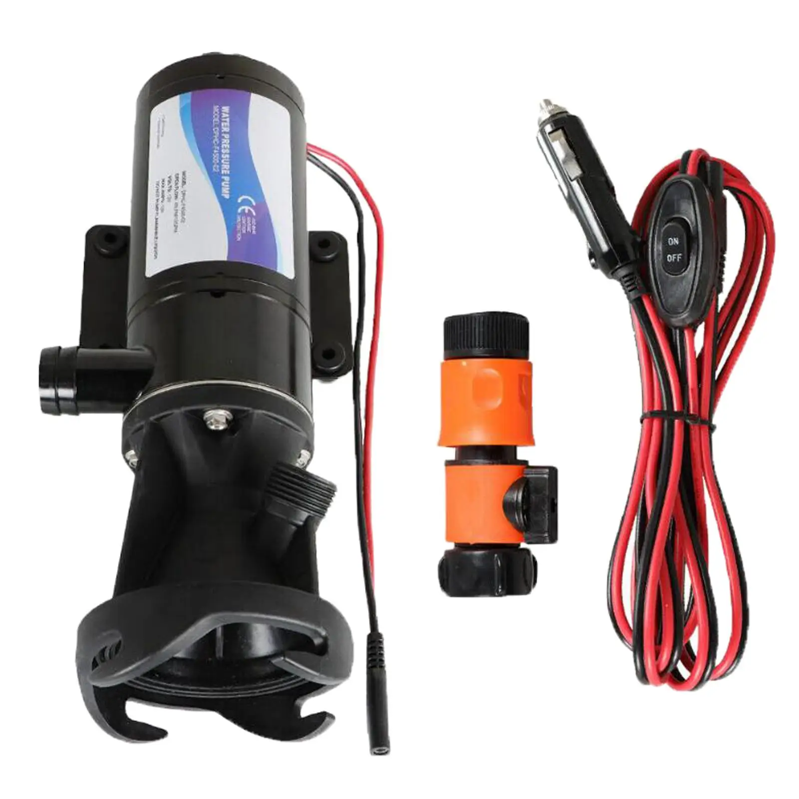 

RV Macerator Pump Quick Release 12V DC Motor Waste Pump Fits for Boat Camper