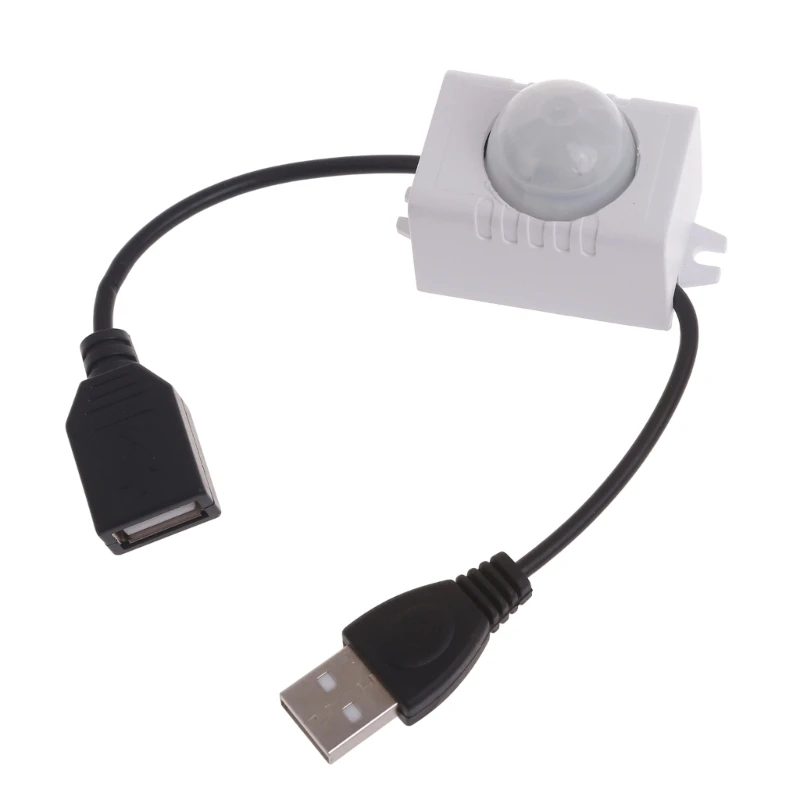 

5V USB Power Cable PIR Motion Activated Mini Body PIR Switchs Drop Shipping