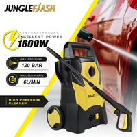 jungleflash waterjet high pressure cleaner water sprayer car washers washing machine 120bar 1600w gardening car wash gun