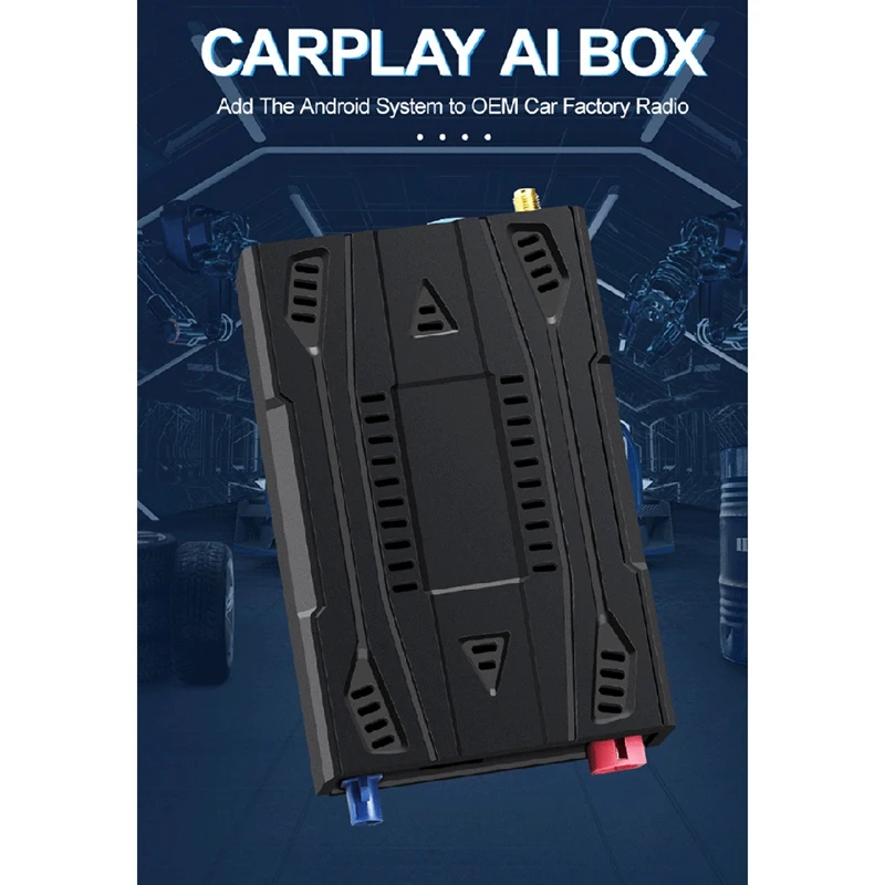 

Ai Box Android 10 Carplay Box для Apple Carplay интерфейс версия 4 + 64G беспроводной Автомобильный радиоплеер Авто Google Tv Box