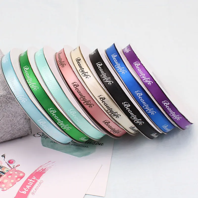 

45 Yards Printing Forever You Ribbons Flower Gift for Bow Wrapping Handicrafts Accessories Wedding Christmas Decoration Tape 1cm
