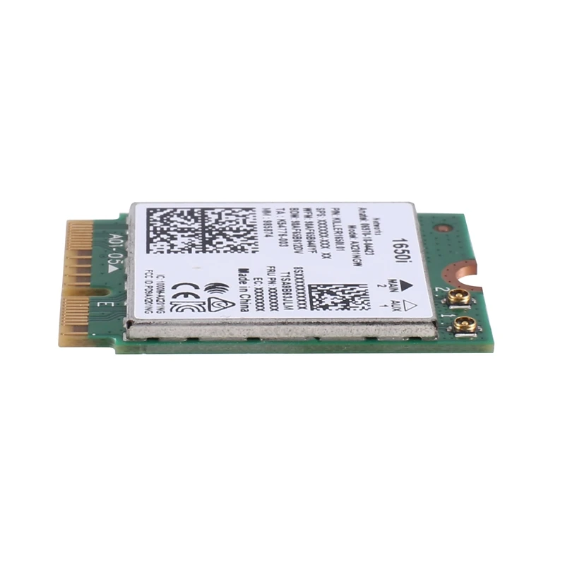 1650I AC AX201NGW Wi-Fi карта Wi-Fi6 двухдиапазонная беспроводная 802.11AX/A/B/G/N BT 5 0 ноутбук для