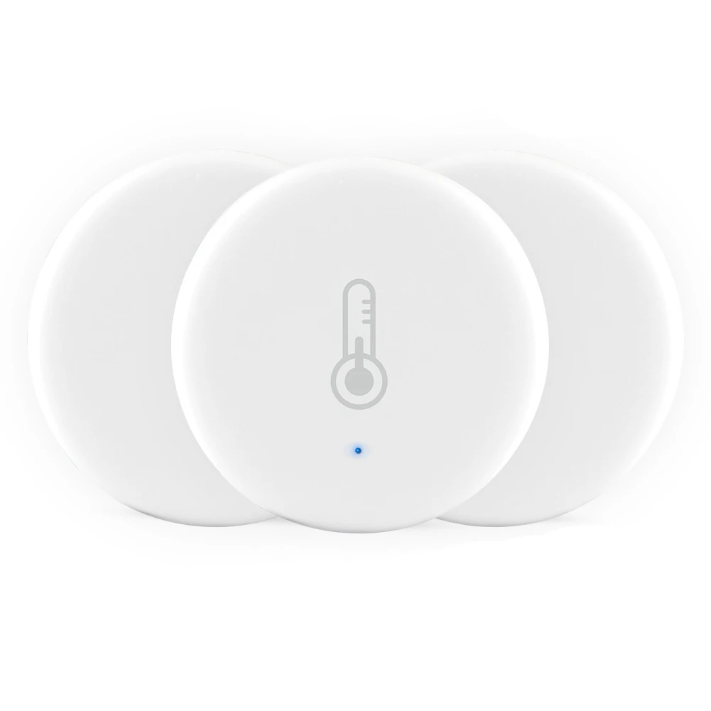 

Tuya Smart ZigBee 3.0 Smart Temperature and Humidity Sensor Battery Powered Security with Tuya Smart Life App Alexa(B)