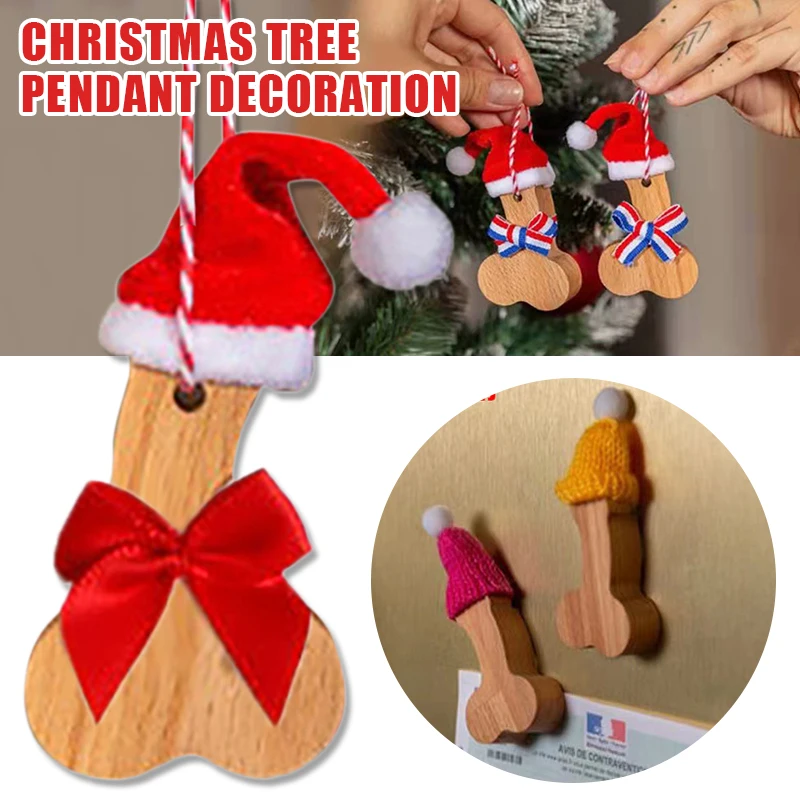 

1 шт., деревянные рождественские украшения для ёлки