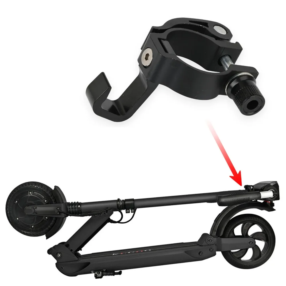 Складное кольцо из алюминиевого сплава для самокатов Kugoo S1, S2 и S3 (1 шт.) – с крючком для хранения и усиленным механизмом блокировки. (art.: 3920dcbbef07d) - 3920dcbbef07d