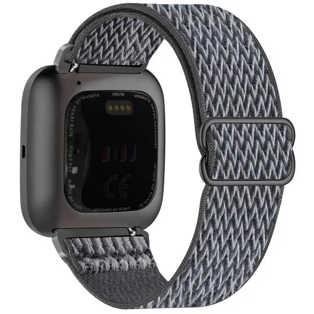 

Elastic Woven Loop Strap for Fitbit Versa 3 2 4 Versa Lite Band Adjustable Nylon Sport Watchband Bracelet for Fitbit Sense Band