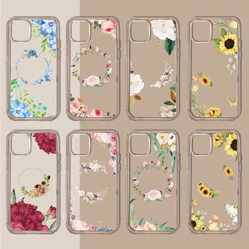 

The blooming buds of beautiful flowers Phone Case Transparent soft For iphone 11 13 12 14 x xs xr pro max mini plus