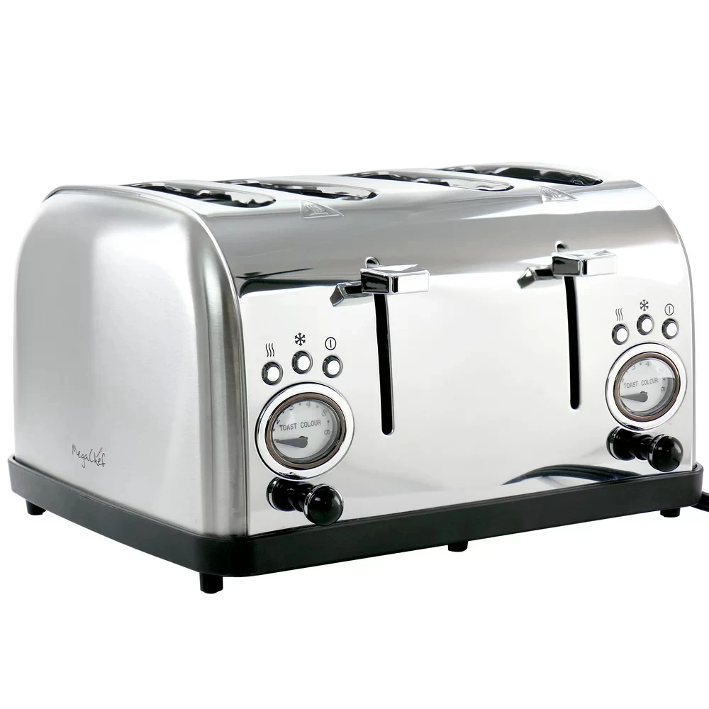 

Wide Slot Toaster with Variable in Silver