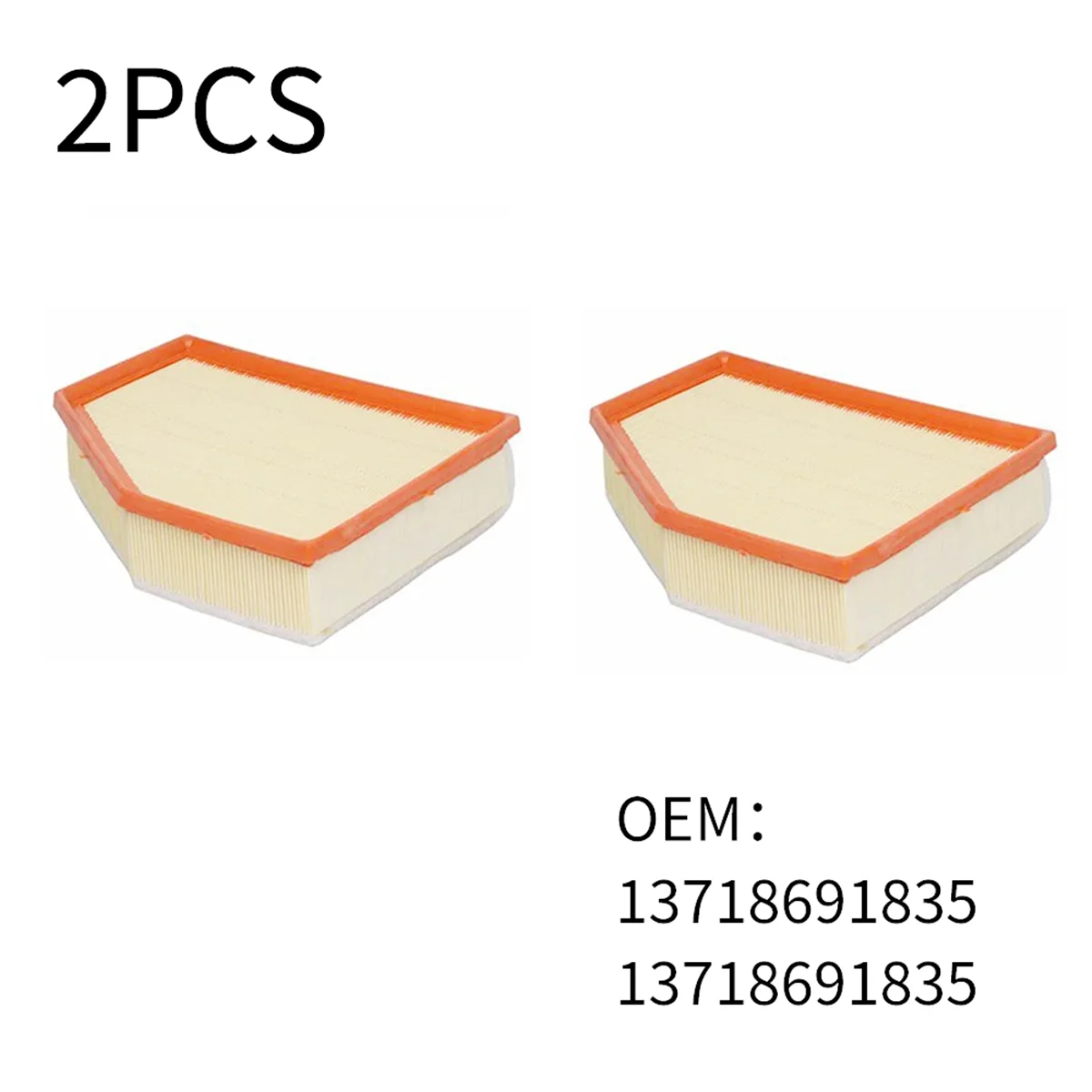 Воздушный фильтр двигателя для BMW G30 530E 530I XDrive G15 840I G01 X3 X4 X6 2 шт. номер детали: 13718691835