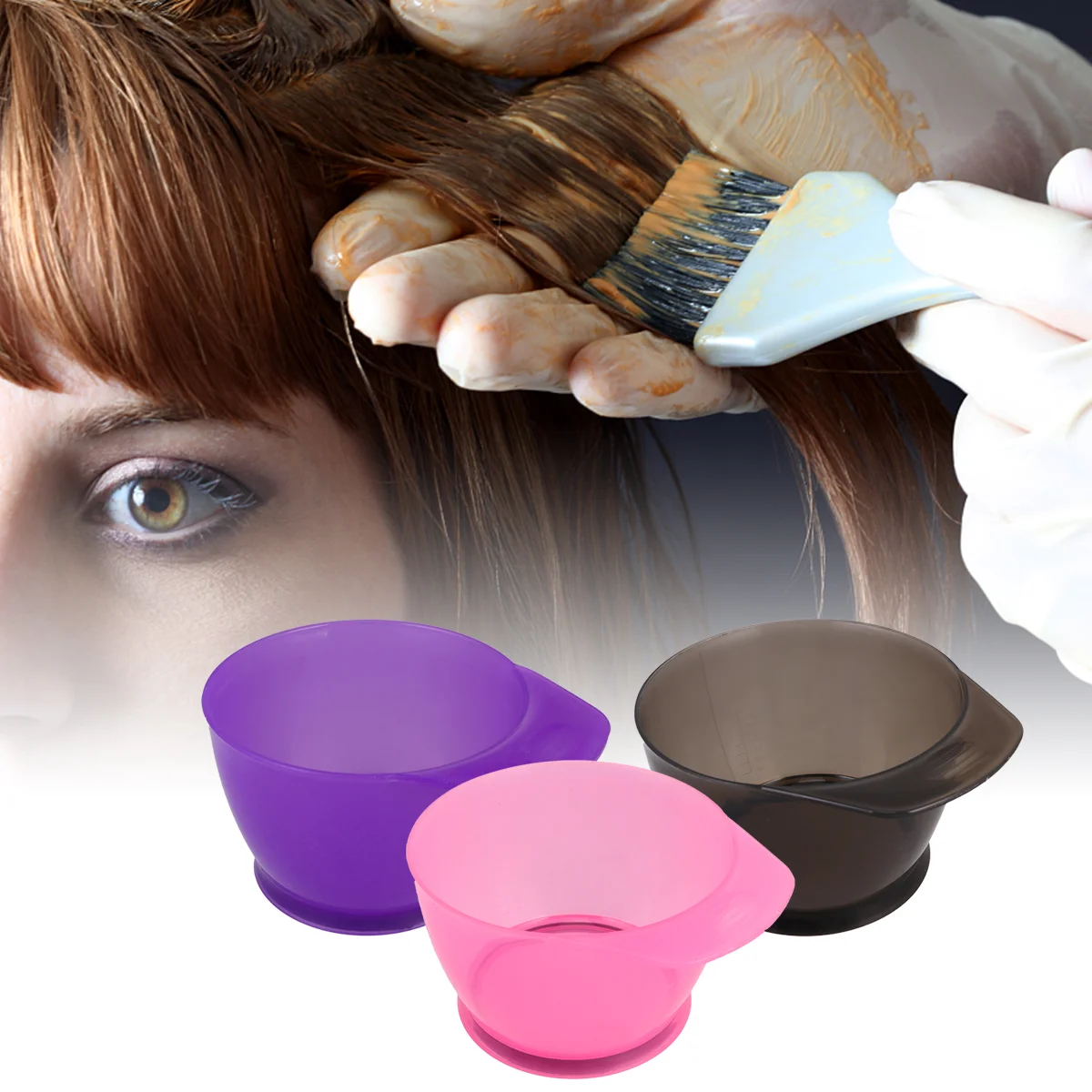 

Hair Bowl Bowls Mixing Color Dye Tint Coloringcontainer Highlighting Cup Hairdresser Dyeing Salonoil Kit Tool Styling Diy Set