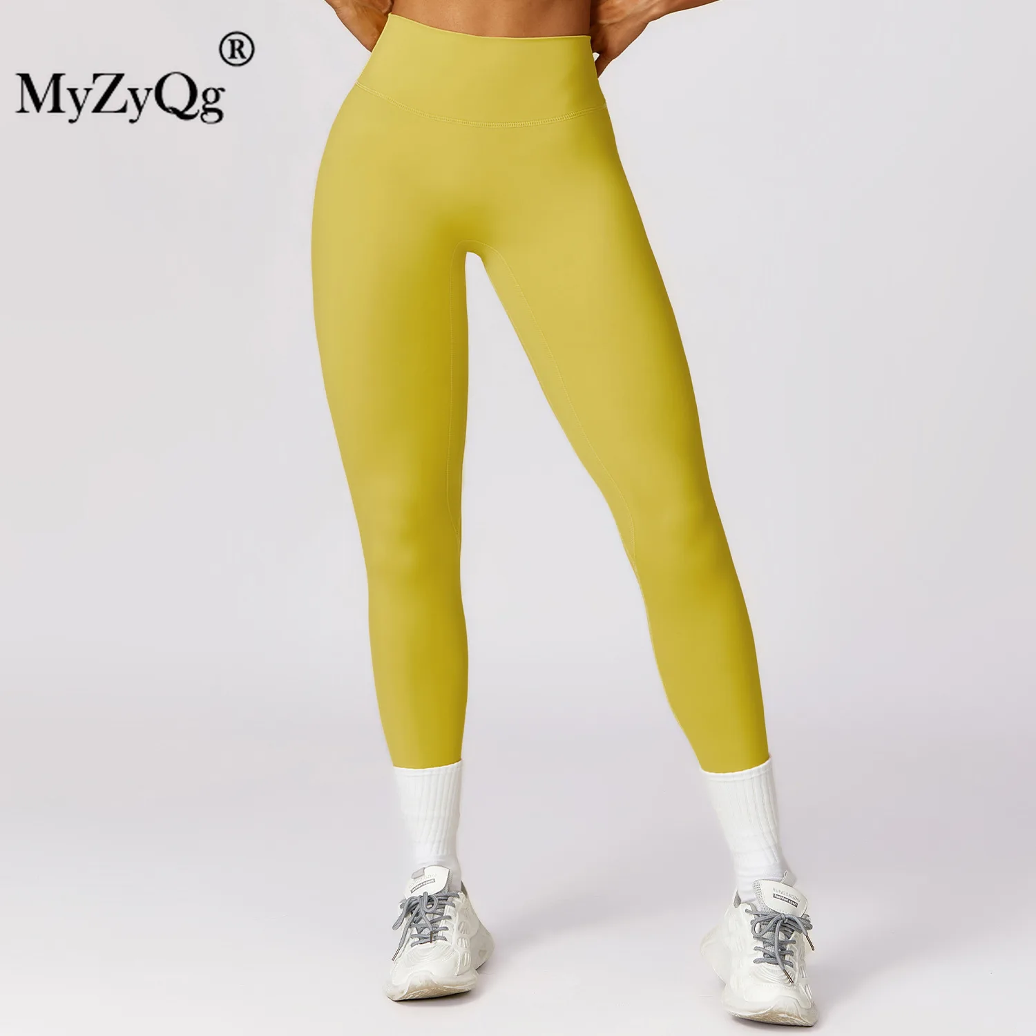 MyZyQg женские быстросохнущие плотные леггинсы для йоги с подтяжкой бедер и высокой