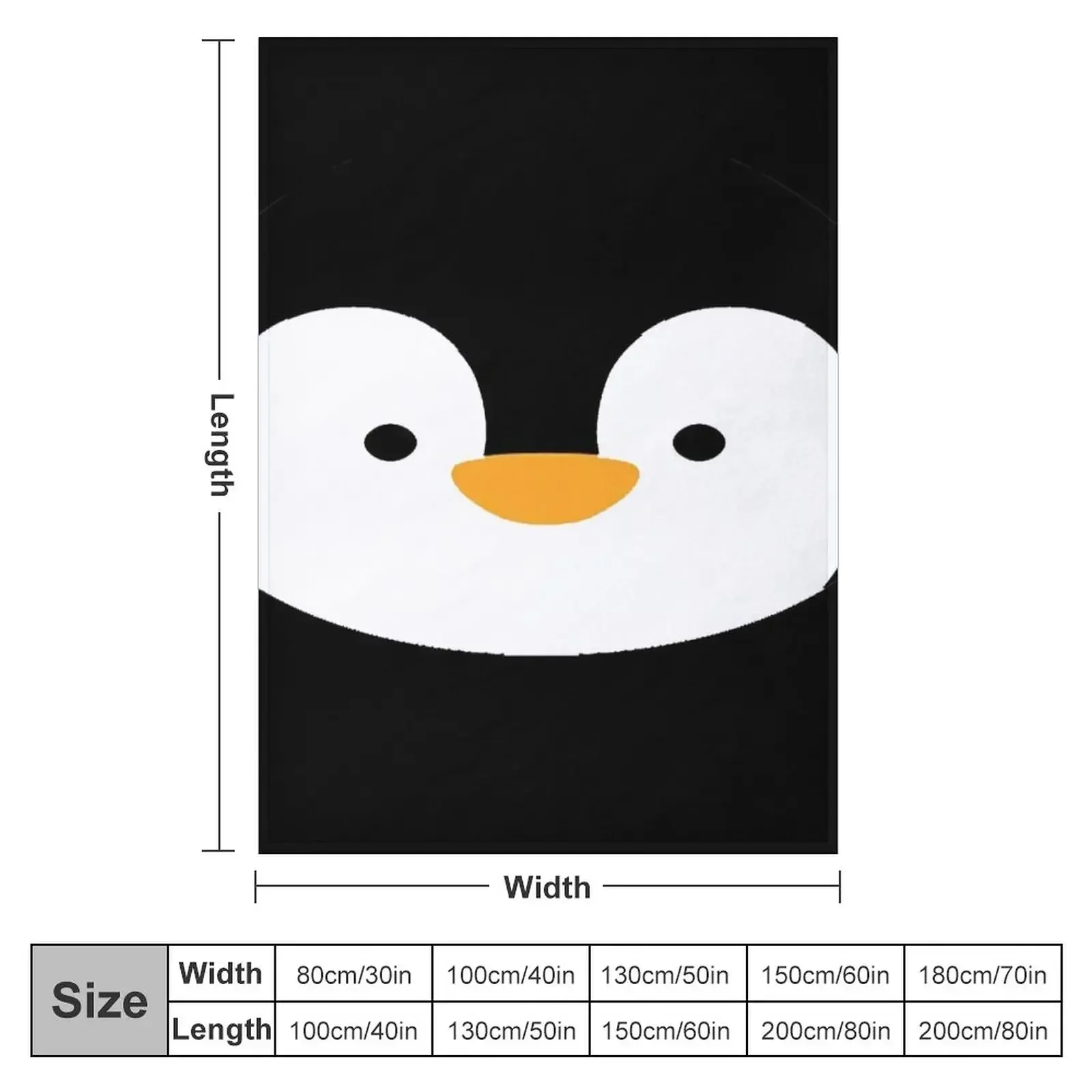 Одеяло с лицом пингвина одеяло одеяла люксового бренда