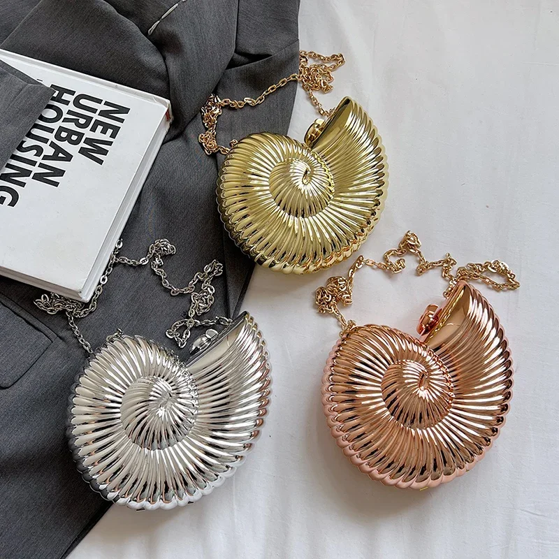 Новинка 2024 модная женская сумка-ракушка мини-сумка для наушников с красным