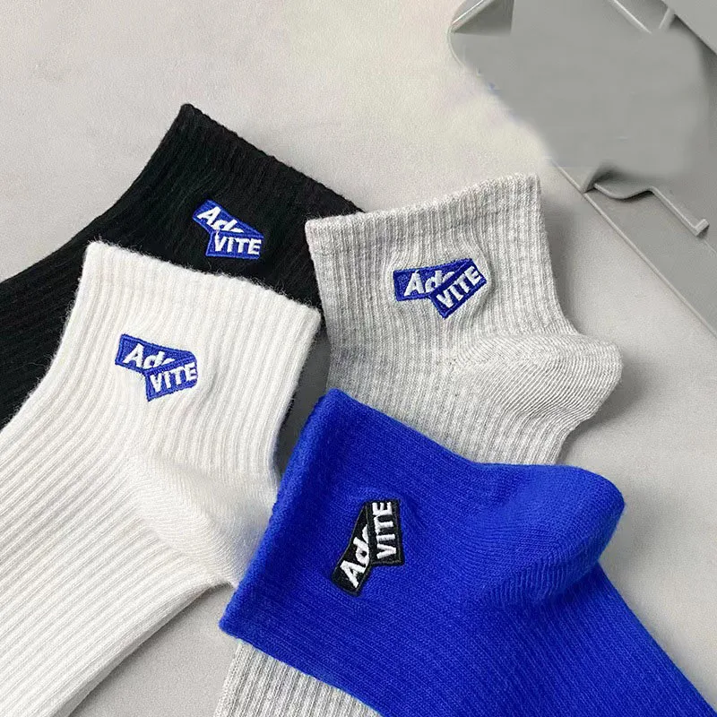 Fashion Solid Color Breathable Short Boat Socks 10 Pairs New Cotton Black White Blue Casual Sports Ankle Socks Set for Woman