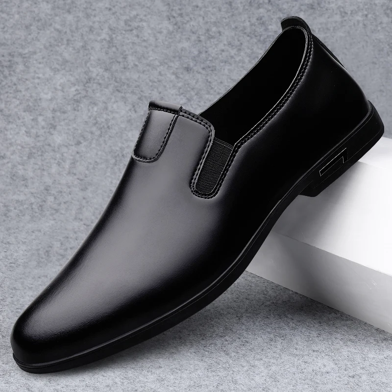 

Новые летние мужские лоферы, деловая кожаная повседневная обувь, высококачественные официальные туфли для взрослых, мужская обувь