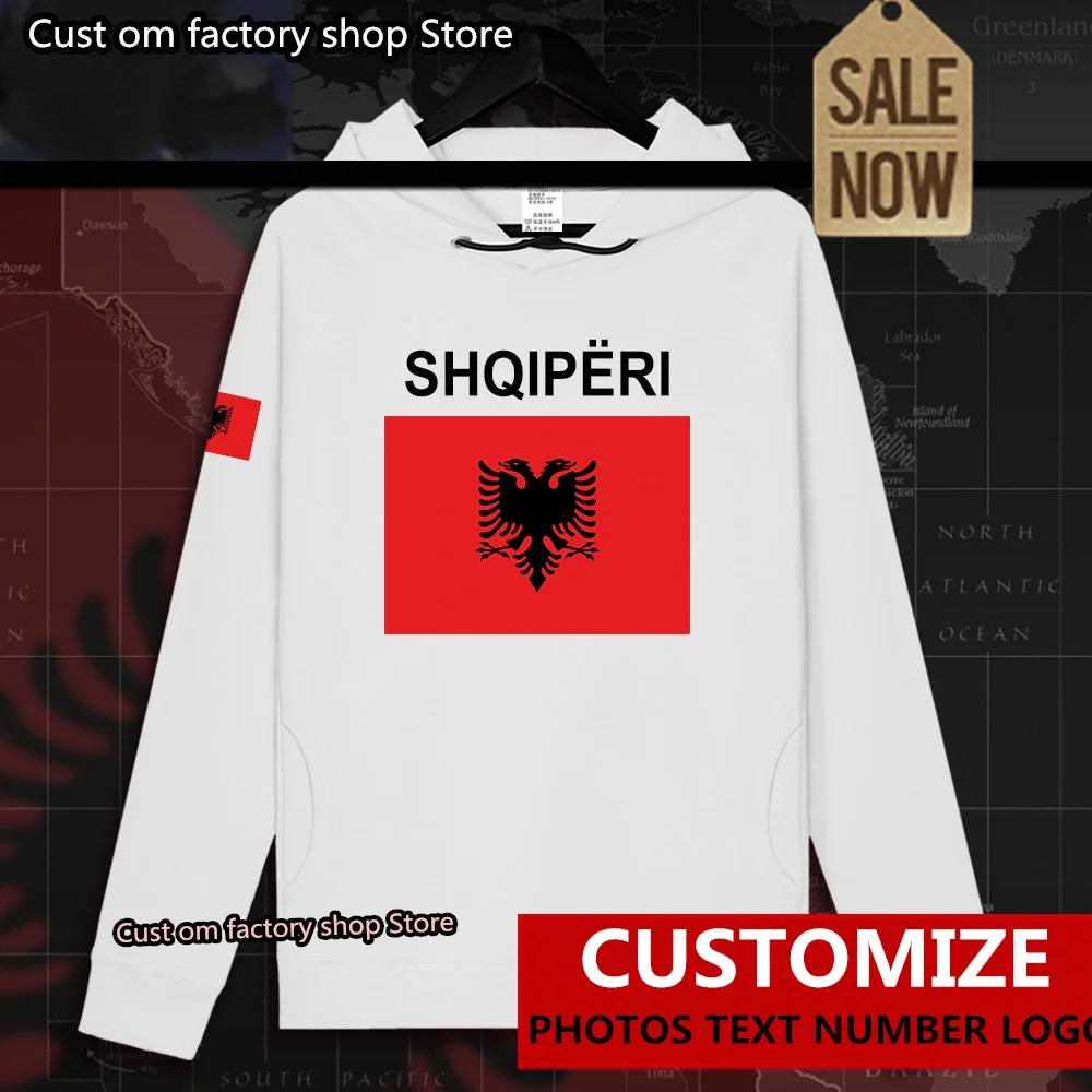 

Republic of Albania ALB Albanian mens hoodie pullovers hoodies men sweatshirt streetwear clothing hip hop tracksuit nation flag