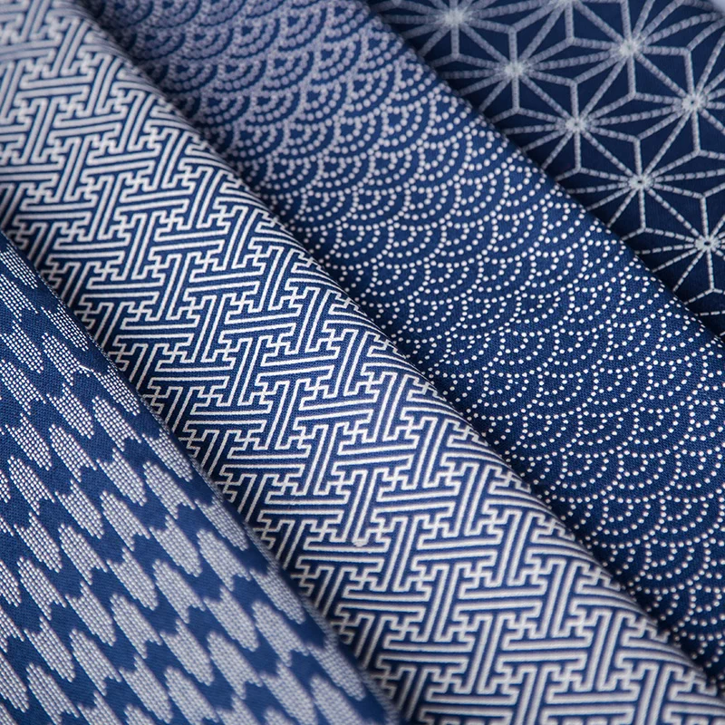 

CF847 Thick Smooth Retro 100% Cotton Chinese Style Blue Fabrics Dress/Table Cloth/Curtain/Clothes DIY Sewing Patchwork Materials